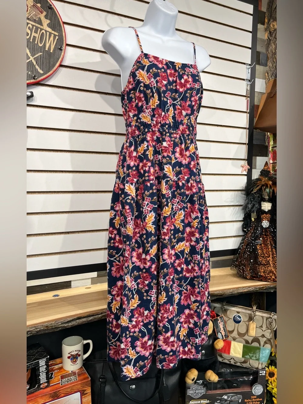 Old Navy waist-defined linen blend dress size small - Picture 4 of 9